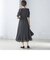 〈結婚式・パーティ〉troisiemechaco:カット ジャカード ワンピース