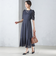 〈結婚式・パーティ〉troisiemechaco:カット ジャカード ワンピース