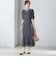 〈結婚式・パーティ〉troisiemechaco:カット ジャカード ワンピース