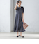 〈結婚式・パーティ〉troisiemechaco:カット ジャカード ワンピース