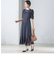 〈結婚式・パーティ〉troisiemechaco:カット ジャカード ワンピース