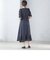 〈結婚式・パーティ〉troisiemechaco:カット ジャカード ワンピース
