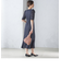 〈結婚式・パーティ〉troisiemechaco:カット ジャカード ワンピース
