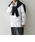 SHIPS any: ストライプ / ソリッド リラックス レギュラーカラー シャツ 25AW◇