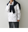 SHIPS any: ストライプ / ソリッド リラックス レギュラーカラー シャツ 25AW◇