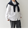 SHIPS any: ストライプ / ソリッド リラックス レギュラーカラー シャツ 25AW◇