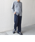 SHIPS any: ストライプ / ソリッド リラックス レギュラーカラー シャツ 25AW◇