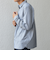 SHIPS any: ストライプ / ソリッド リラックス レギュラーカラー シャツ 25AW◇