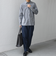 SHIPS any: ストライプ / ソリッド リラックス レギュラーカラー シャツ 25AW◇