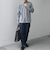 SHIPS any: ストライプ / ソリッド リラックス レギュラーカラー シャツ 25AW◇