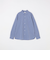 SHIPS any: ストライプ / ソリッド リラックス レギュラーカラー シャツ 25AW◇