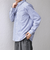 SHIPS any: ストライプ / ソリッド リラックス レギュラーカラー シャツ 25AW◇