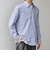 SHIPS any: ストライプ / ソリッド リラックス レギュラーカラー シャツ 25AW◇