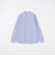 SHIPS any: ストライプ / ソリッド リラックス レギュラーカラー シャツ 25AW◇