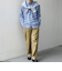 SHIPS any: ストライプ / ソリッド リラックス レギュラーカラー シャツ 25AW◇