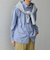 SHIPS any: ストライプ / ソリッド リラックス レギュラーカラー シャツ 25AW◇