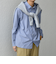 SHIPS any: ストライプ / ソリッド リラックス レギュラーカラー シャツ 25AW◇