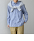 SHIPS any: ストライプ / ソリッド リラックス レギュラーカラー シャツ 25AW◇
