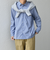 SHIPS any: ストライプ / ソリッド リラックス レギュラーカラー シャツ 25AW◇