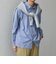 SHIPS any: ストライプ / ソリッド リラックス レギュラーカラー シャツ 25AW◇