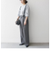 SHIPS any:〈洗濯機可能〉マニッシュ サスペンダー ワイド パンツ 24FW