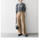 SHIPS any:〈洗濯機可能〉マニッシュ サスペンダー ワイド パンツ 24FW