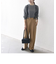 SHIPS any:〈洗濯機可能〉マニッシュ サスペンダー ワイド パンツ 24FW