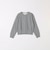 【WEB限定】USAコットン 裏起毛 コンパクト スナップ カーディガン