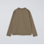 SHIPS: コットン ハイゲージ ポンチ ライト ロングスリーブ Tシャツ
