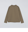 SHIPS: コットン ハイゲージ ポンチ ライト ロングスリーブ Tシャツ