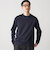 SHIPS: コットン ハイゲージ ポンチ ライト ロングスリーブ Tシャツ