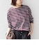 《追加・新色予約》SHIPS Colors:コットン レイヤード TEE 3（ロンT）◆