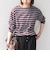 《追加・新色予約》SHIPS Colors:コットン レイヤード TEE 3（ロンT）◆