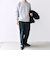 SHIPS any: 〈手洗い可能〉コットン カシミヤ スウェットライク ニット 24FW◇
