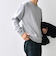 SHIPS any: 〈手洗い可能〉コットン カシミヤ スウェットライク ニット 24FW◇