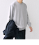 SHIPS any: 〈手洗い可能〉コットン カシミヤ スウェットライク ニット 24FW◇