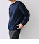 SHIPS any: 〈手洗い可能〉コットン カシミヤ スウェットライク ニット 24FW◇