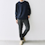 SHIPS any: 〈手洗い可能〉コットン カシミヤ スウェットライク ニット 24FW◇