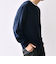 SHIPS any: 〈手洗い可能〉コットン カシミヤ スウェットライク ニット 24FW◇