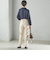 〈手洗い可能〉タック テーパード パンツ（セットアップ対応）