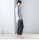 〈手洗い可能〉タック テーパード パンツ（セットアップ対応）