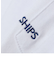【WEB限定】SHIPS: マイクロ SHIPSロゴ ポケット ロングスリーブ Tシャツ (ロンT)