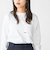 【WEB限定】SHIPS: マイクロ SHIPSロゴ ポケット ロングスリーブ Tシャツ (ロンT)