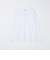 【WEB限定】SHIPS: マイクロ SHIPSロゴ ポケット ロングスリーブ Tシャツ (ロンT)