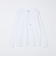 【WEB限定】SHIPS: マイクロ SHIPSロゴ ポケット ロングスリーブ Tシャツ (ロンT)