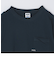 【WEB限定】SHIPS: マイクロ SHIPSロゴ ポケット ロングスリーブ Tシャツ (ロンT)