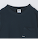 【WEB限定】SHIPS: マイクロ SHIPSロゴ ポケット ロングスリーブ Tシャツ (ロンT)
