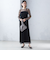 〈結婚式・パーティ〉kaene:フロッキー レース ポリエステルベロア 2WAY ドレス