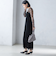 〈結婚式・パーティ〉kaene:フロッキー レース ポリエステルベロア 2WAY ドレス