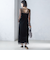 〈結婚式・パーティ〉kaene:フロッキー レース ポリエステルベロア 2WAY ドレス